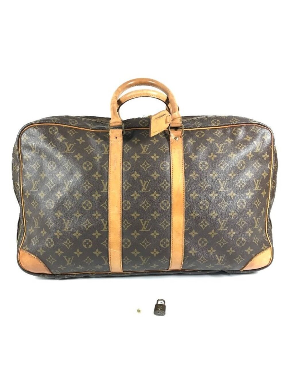 Louis Vuitton Boston Bag Sac Trois Poche Monogram Canvas Brown